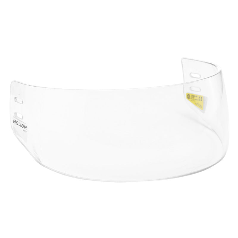 Bauer Pro Straight Visor - Clear, Medium
