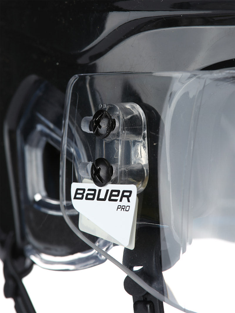 Bauer Pro Straight Visor - Clear, Medium